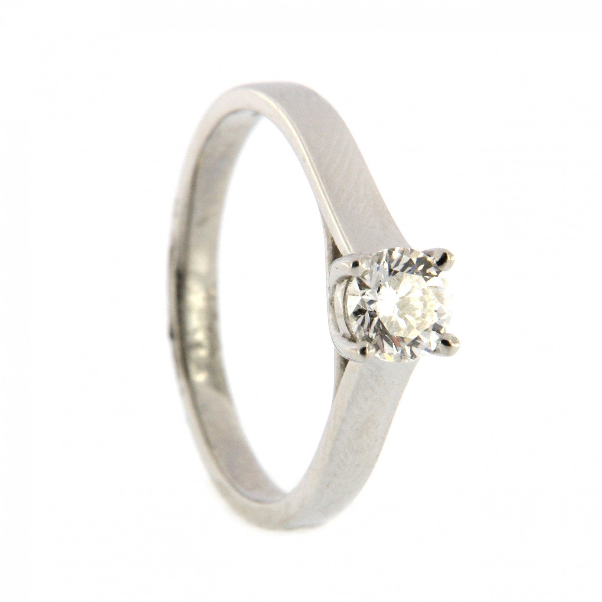 Diamond Platinum Single Stone 0.50ct Ring