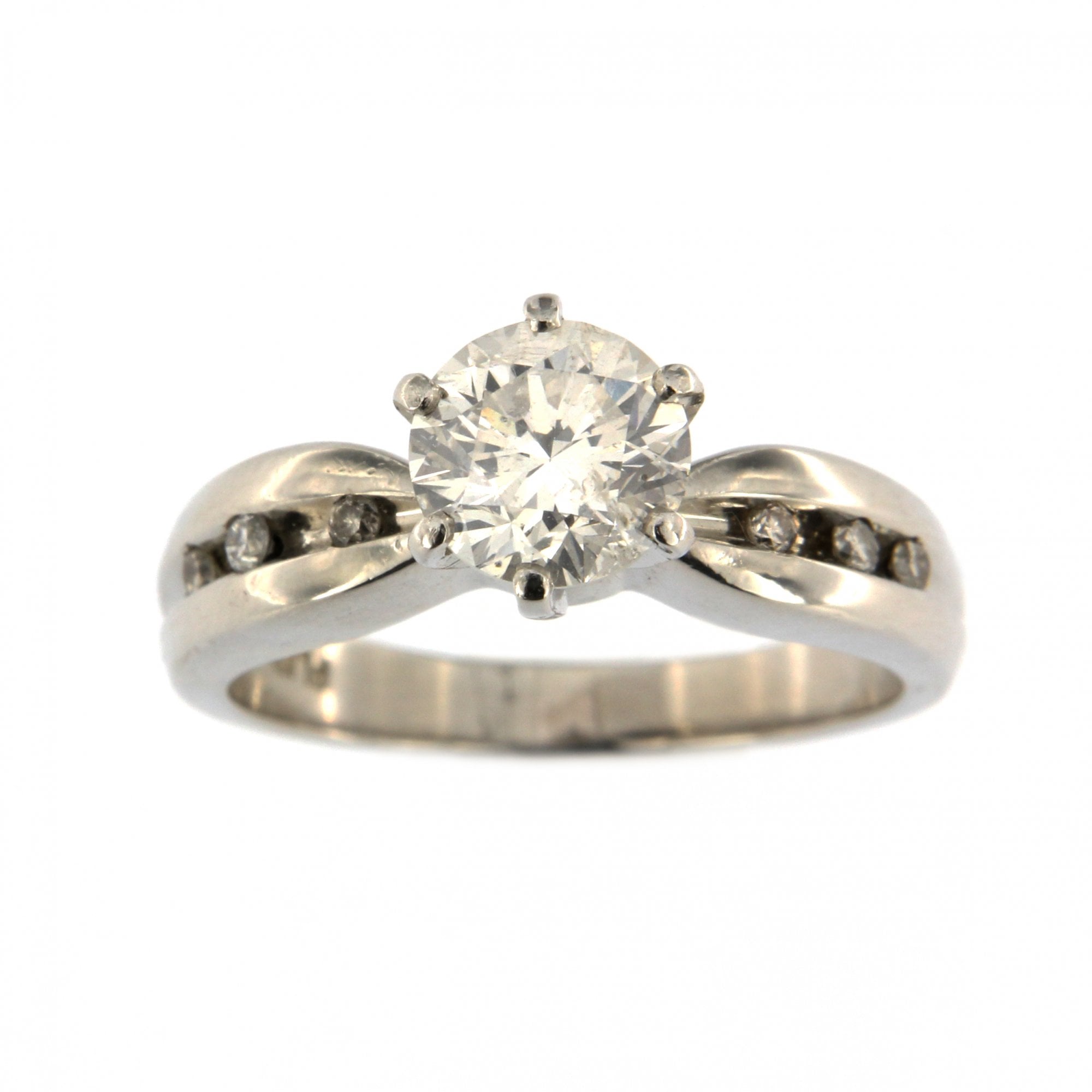 Platinum Single Stone Diamond 1.50ct Ring