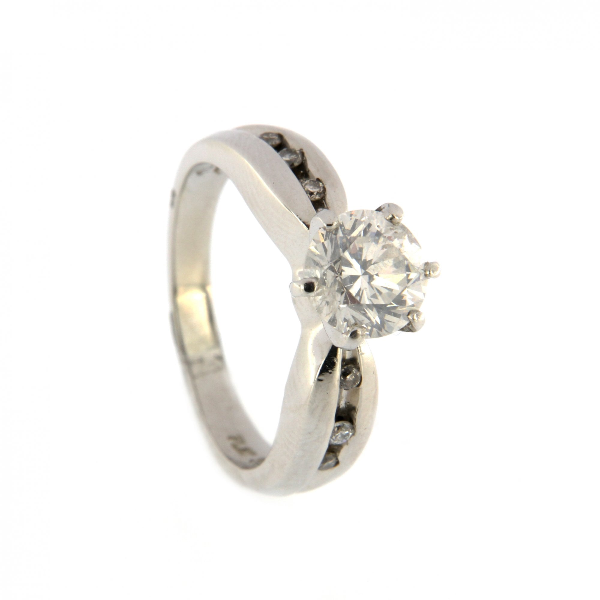 Platinum Single Stone Diamond 1.50ct Ring