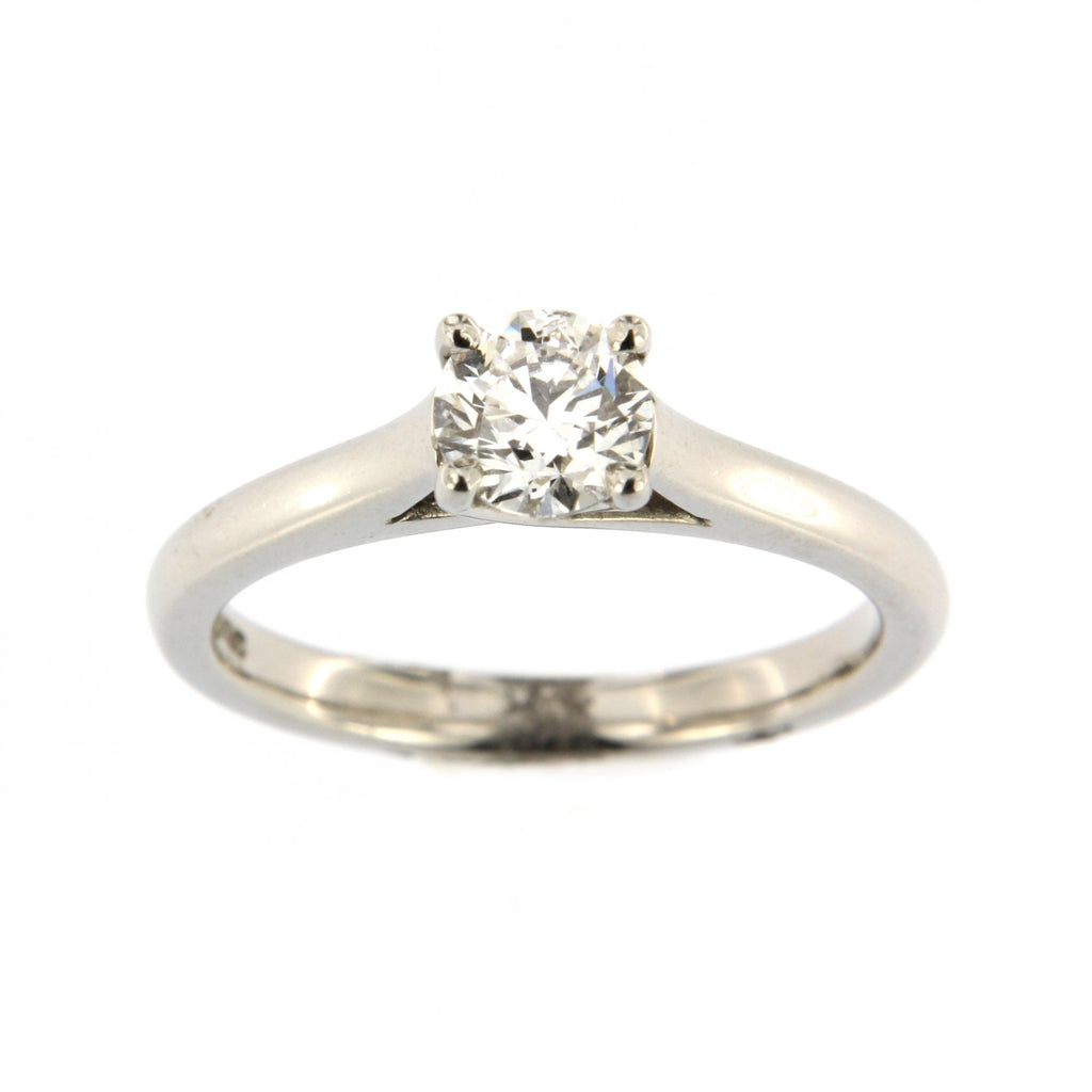 Diamond Platinum Single Stone Ring 0.70ct