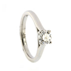 Diamond Platinum Single Stone Ring 0.70ct