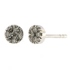 18ct White Gold Diamond Cluster Earrings 0.32ct