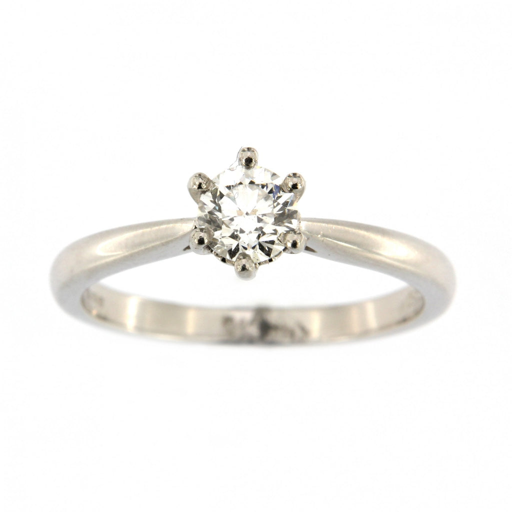 Diamond Platinum Single Stone 0.50ct Ring