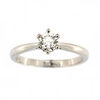 Diamond Platinum Single Stone 0.50ct Ring