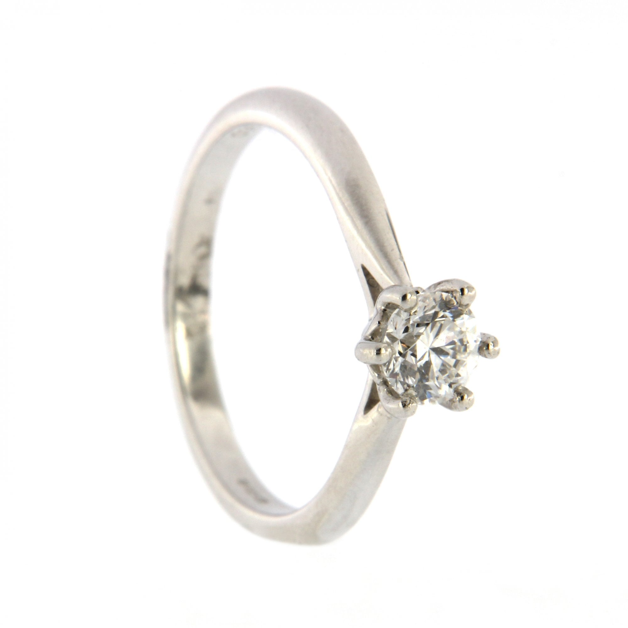 Diamond Platinum Single Stone 0.50ct Ring