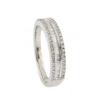 Platinum 25 stone Diamond 0.35ct 1/2 Eternity Ring