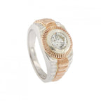9ct White & Rose Gold Gts Diamond (Rolex)  Style1.00ct Ring