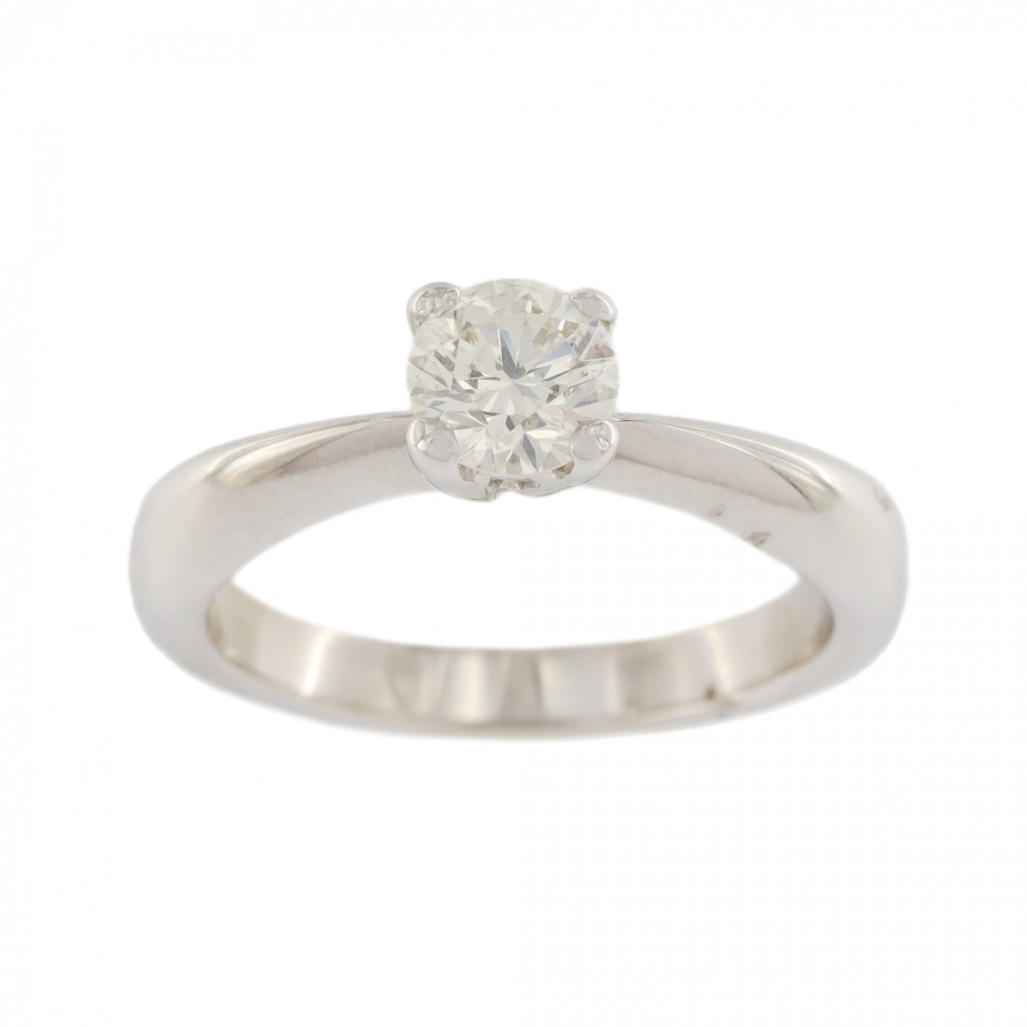 18ct White Gold Diamond 0.50ct Single Stone