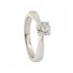 18ct White Gold Diamond 0.50ct Single Stone