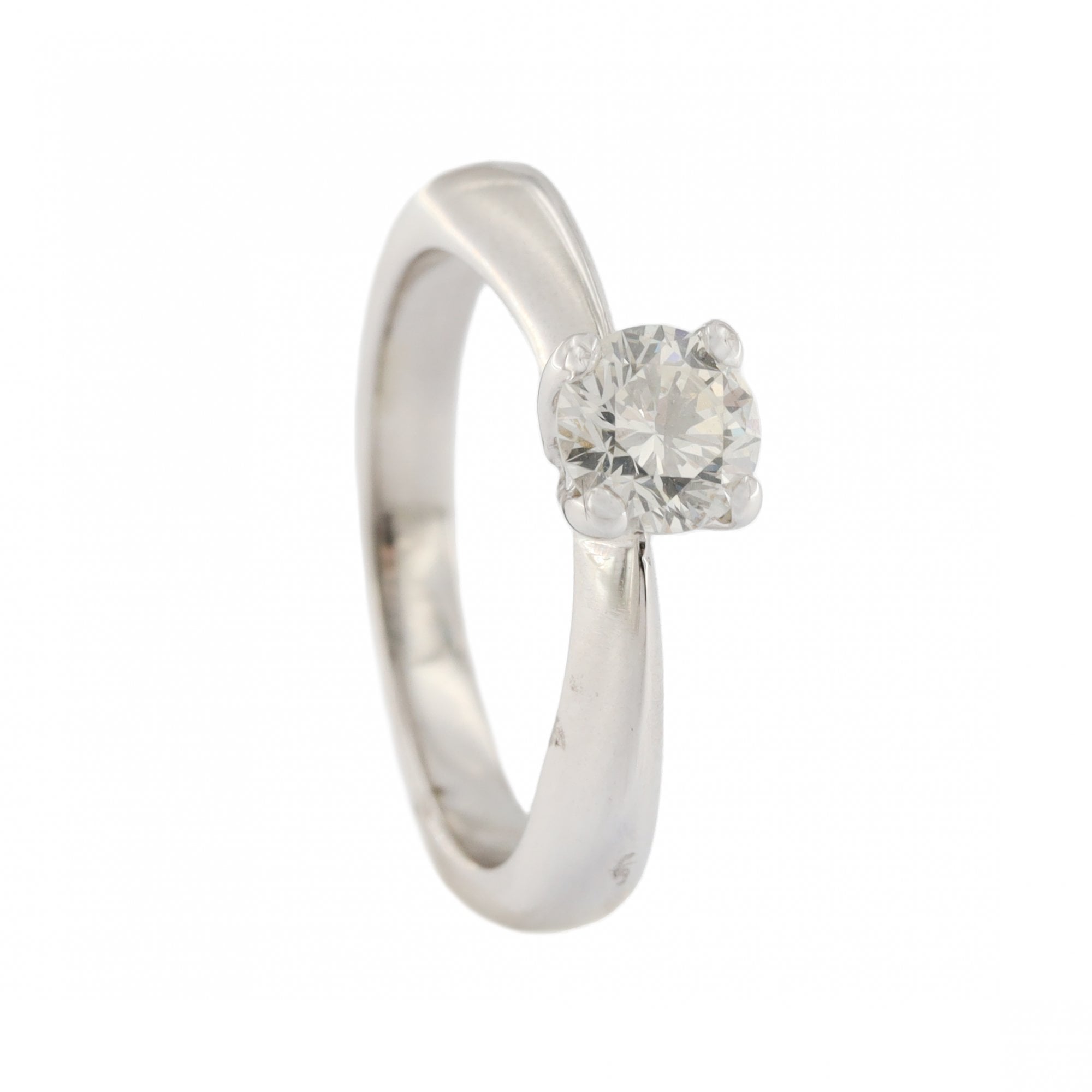 18ct White Gold Diamond 0.50ct Single Stone