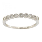 Platinum Diamond 0.20ct 1/2 Eternity Ring