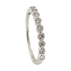 Platinum Diamond 0.20ct 1/2 Eternity Ring