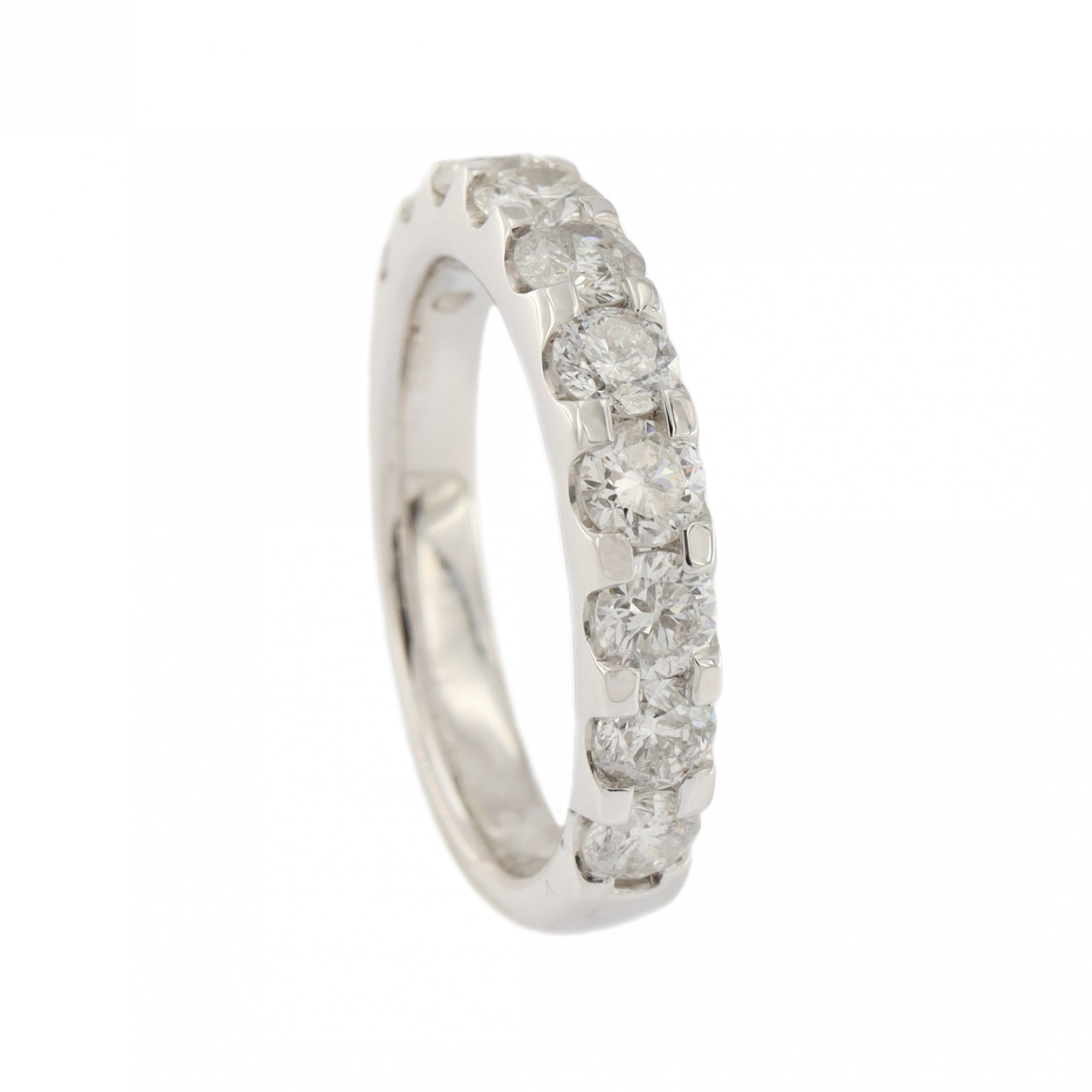 Platinum 1.50ct Diamond 1/2 Eternity Ring
