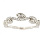 Platinum Diamond 0.30ct 1/2 Eternity Fancy Ring