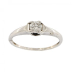 18ct White Gold Diamond 0.25ct Single Stone Ring
