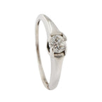 18ct White Gold Diamond 0.25ct Single Stone Ring