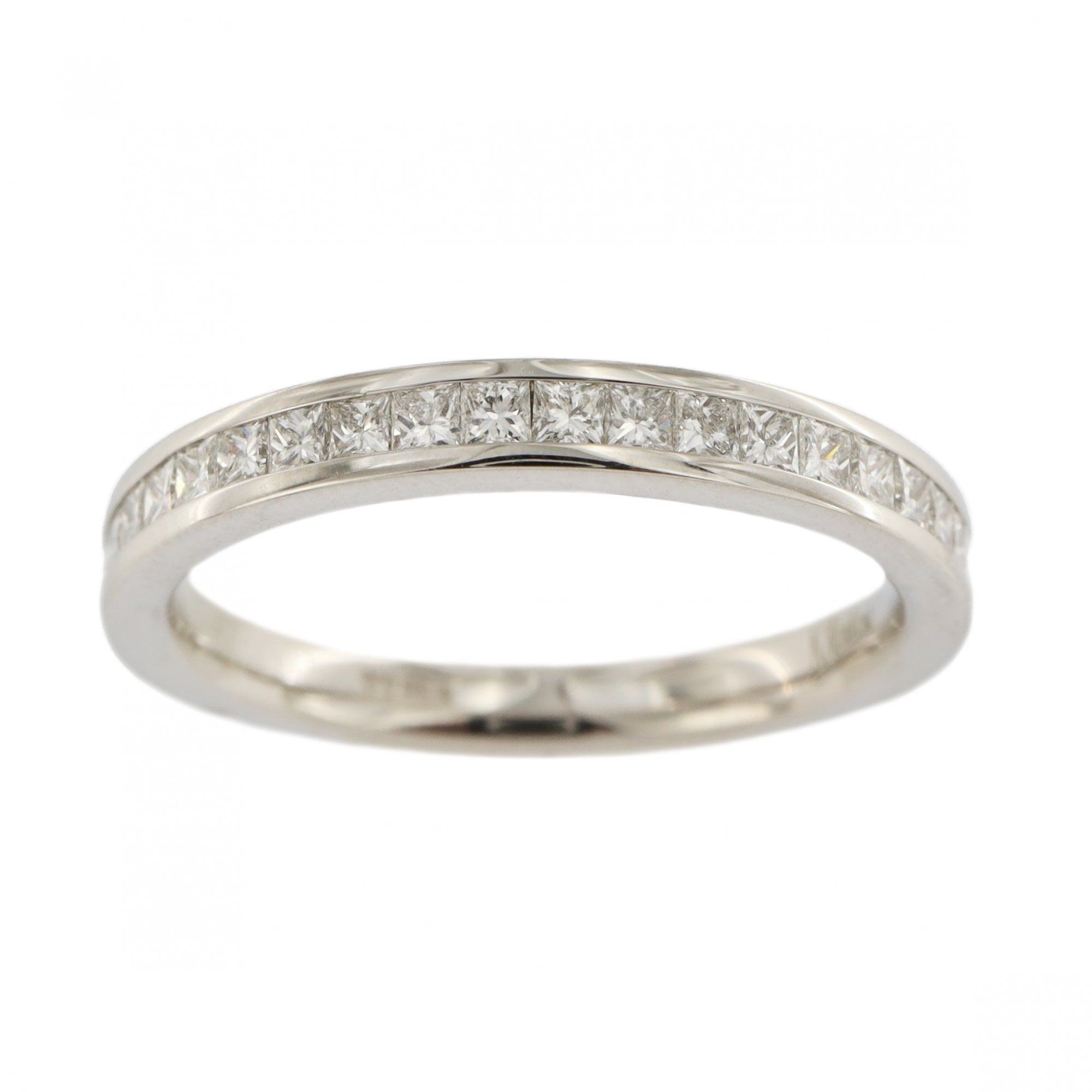 Platinum Diamond 0.50ct Princess Cut Ring