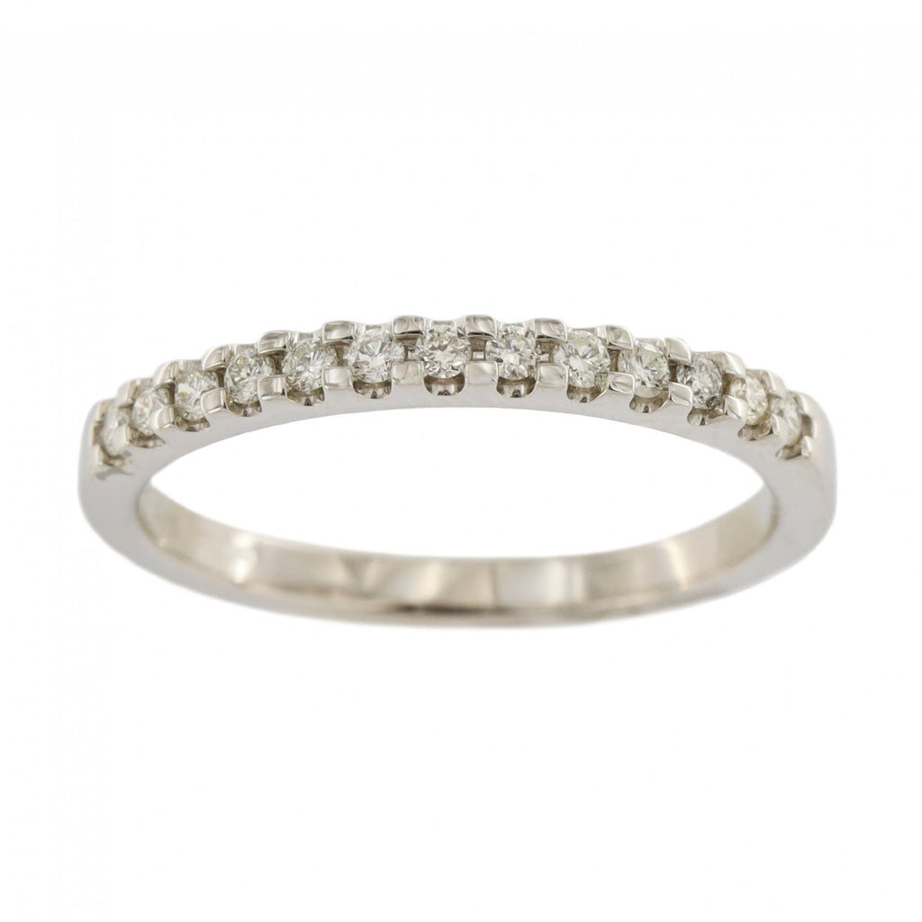 Platinum Diamond 0.15ct 1/2 Eternity Ring