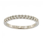 Platinum Diamond 0.15ct 1/2 Eternity Ring
