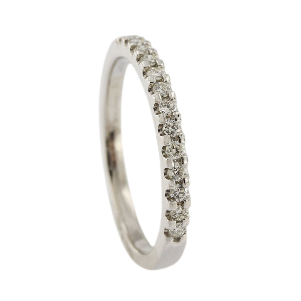 Platinum Diamond 0.15ct 1/2 Eternity Ring