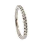 Platinum Diamond 0.15ct 1/2 Eternity Ring