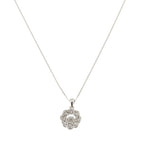 9ct Diamond Shimmer Pendant & Chain 0.34ct