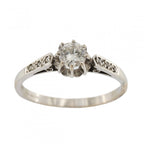 18ct White Gold Diamond 0.33ct Solitaire Ring
