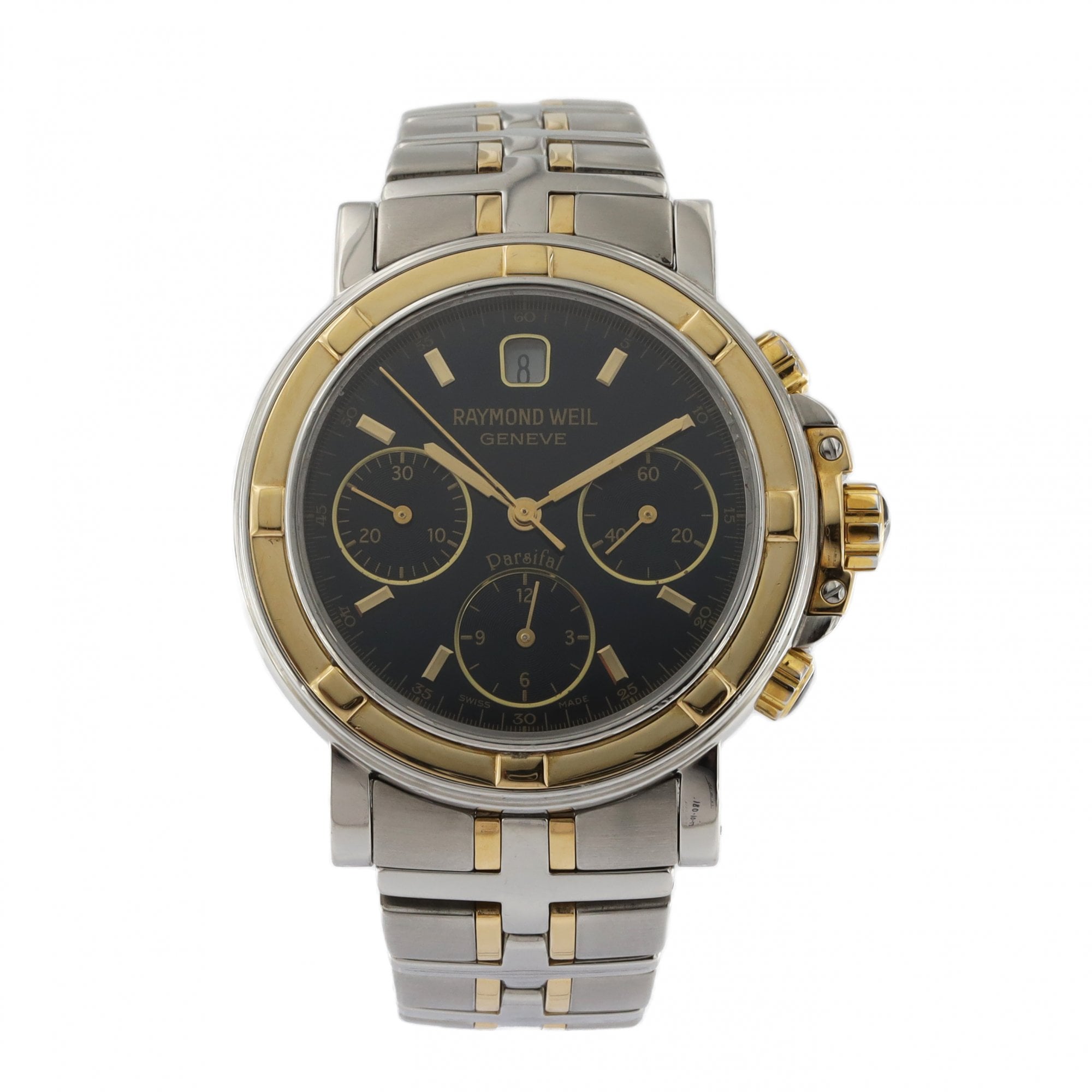 Raymond Weil Parsifal Chronograph Steel and 18ct Gold Bracelet Watch