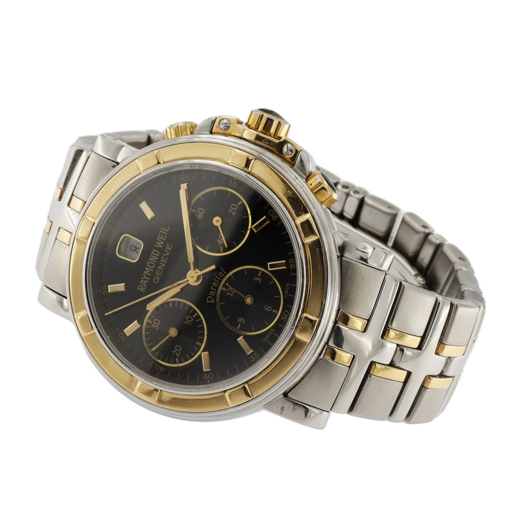 Raymond Weil Parsifal Chronograph Steel and 18ct Gold Bracelet Watch