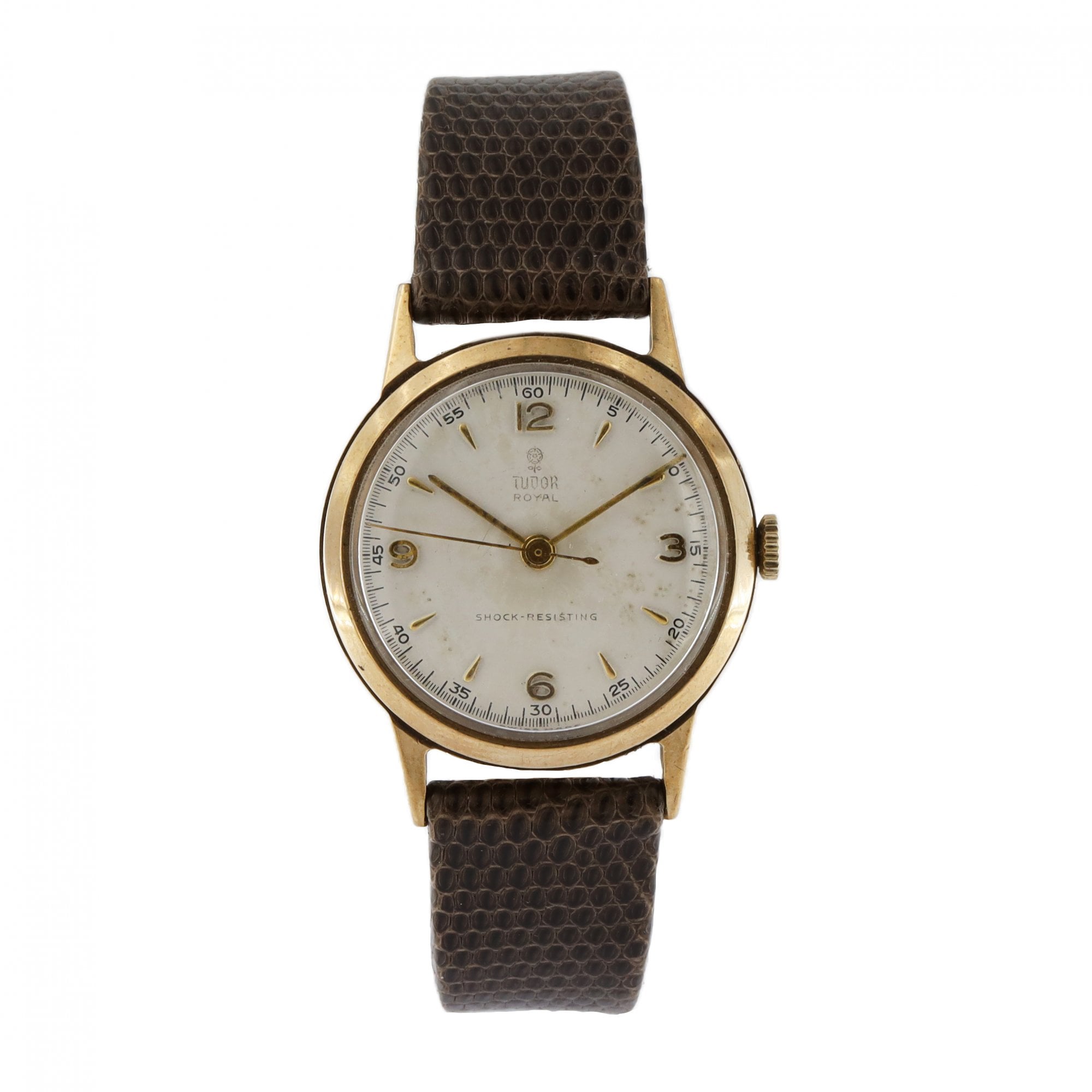 Tudor 9ct Round Manual Strap Watch