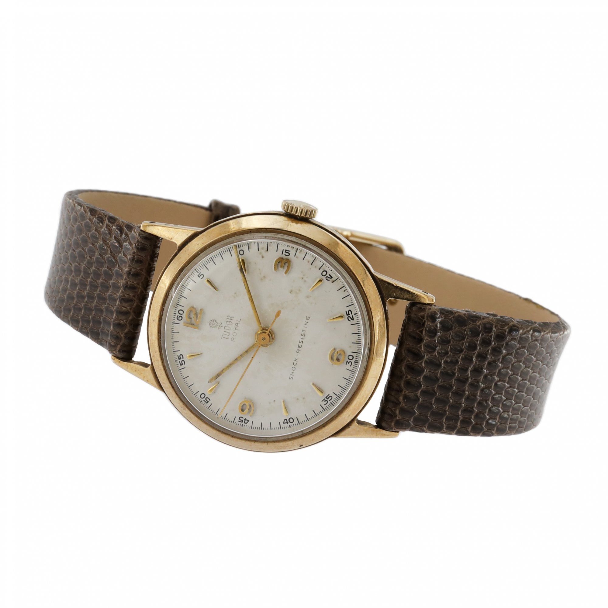 Tudor 9ct Round Manual Strap Watch