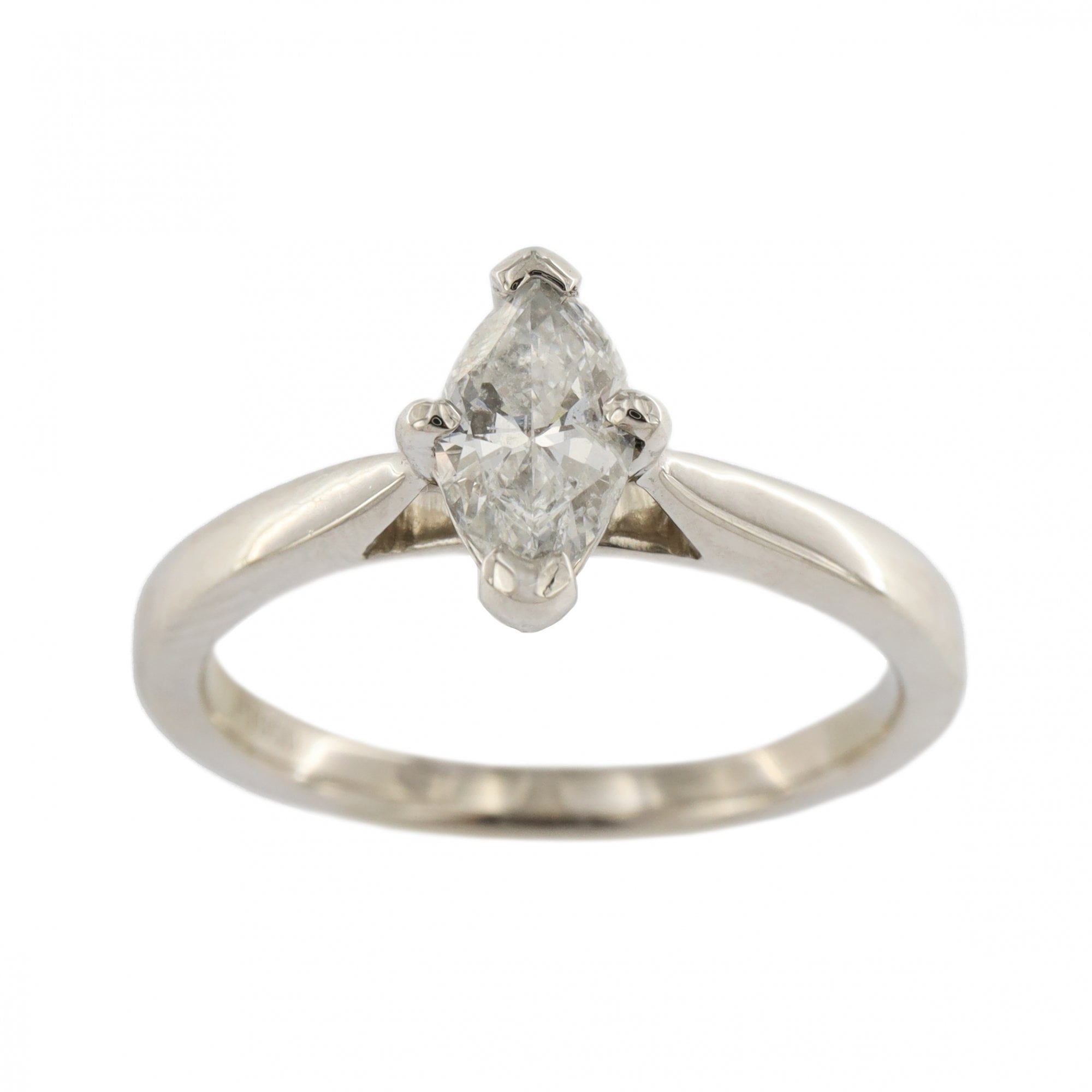 Platinum Diamond Marquise 0.75ct Single Stone