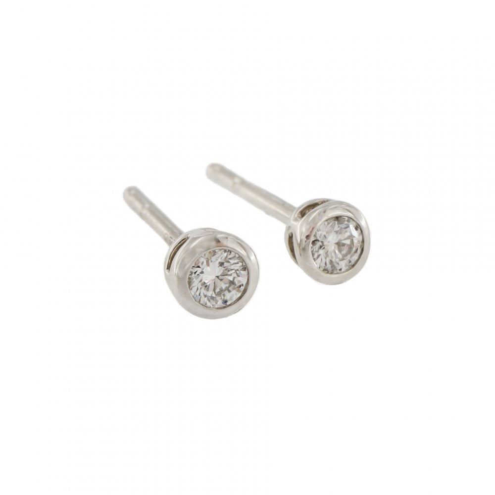 Platinum Diamond 0.15ct Stud Earrings