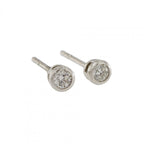 Platinum Diamond 0.20ct Stud Earrings