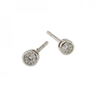 Platinum Diamond 0.20ct Stud Earrings
