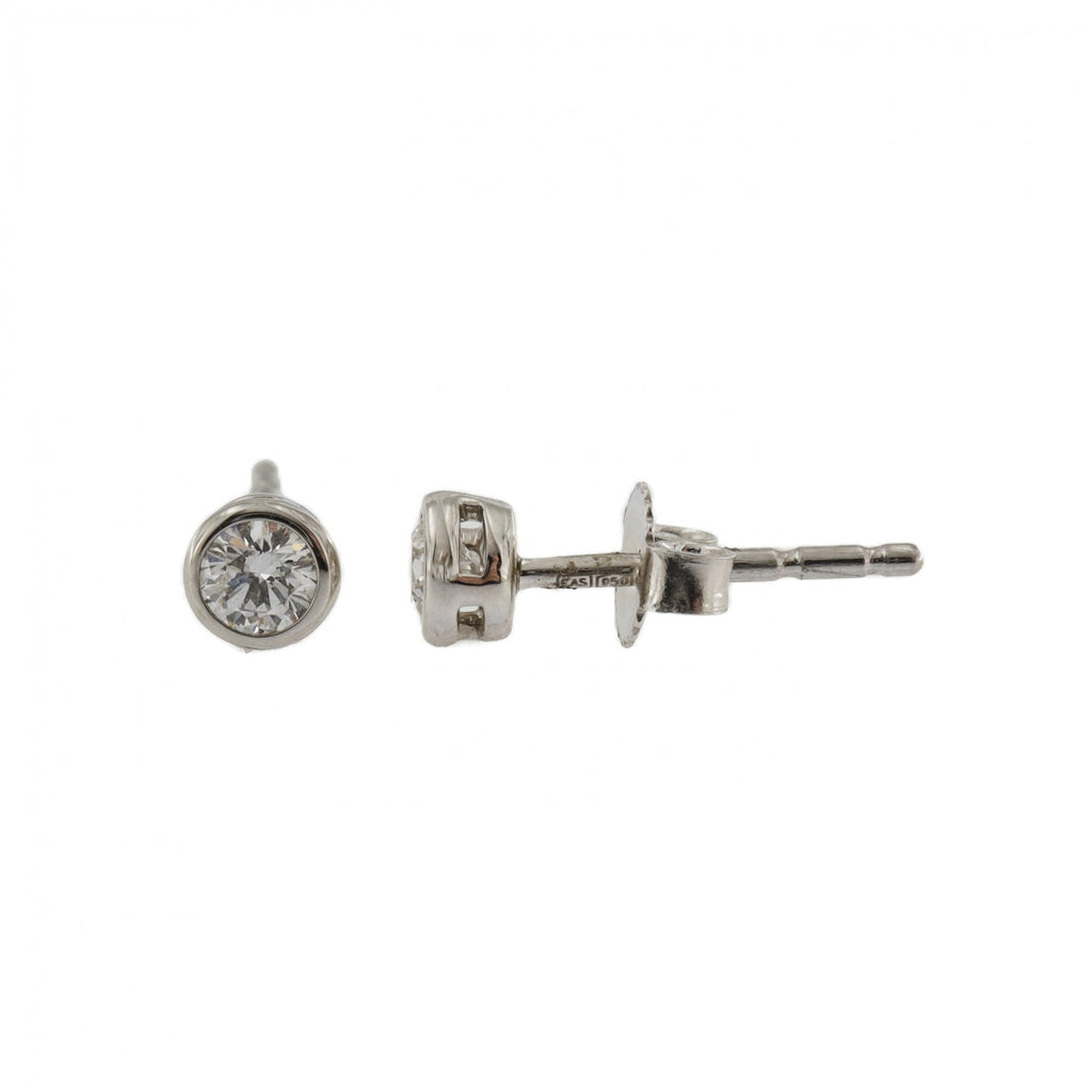 18ct Platinum Diamond 0.20ct Stud Earrings