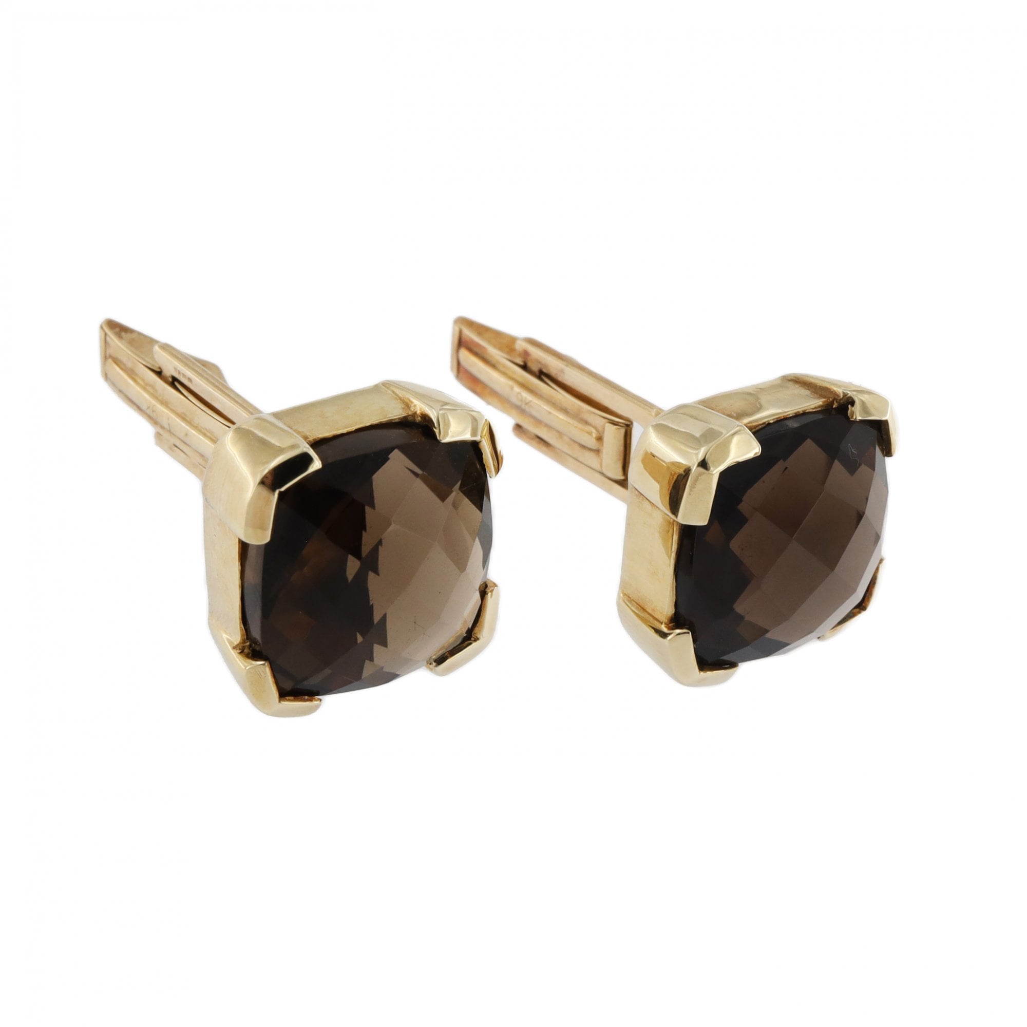 9ct Yellow Gold Citrine Cufflinks