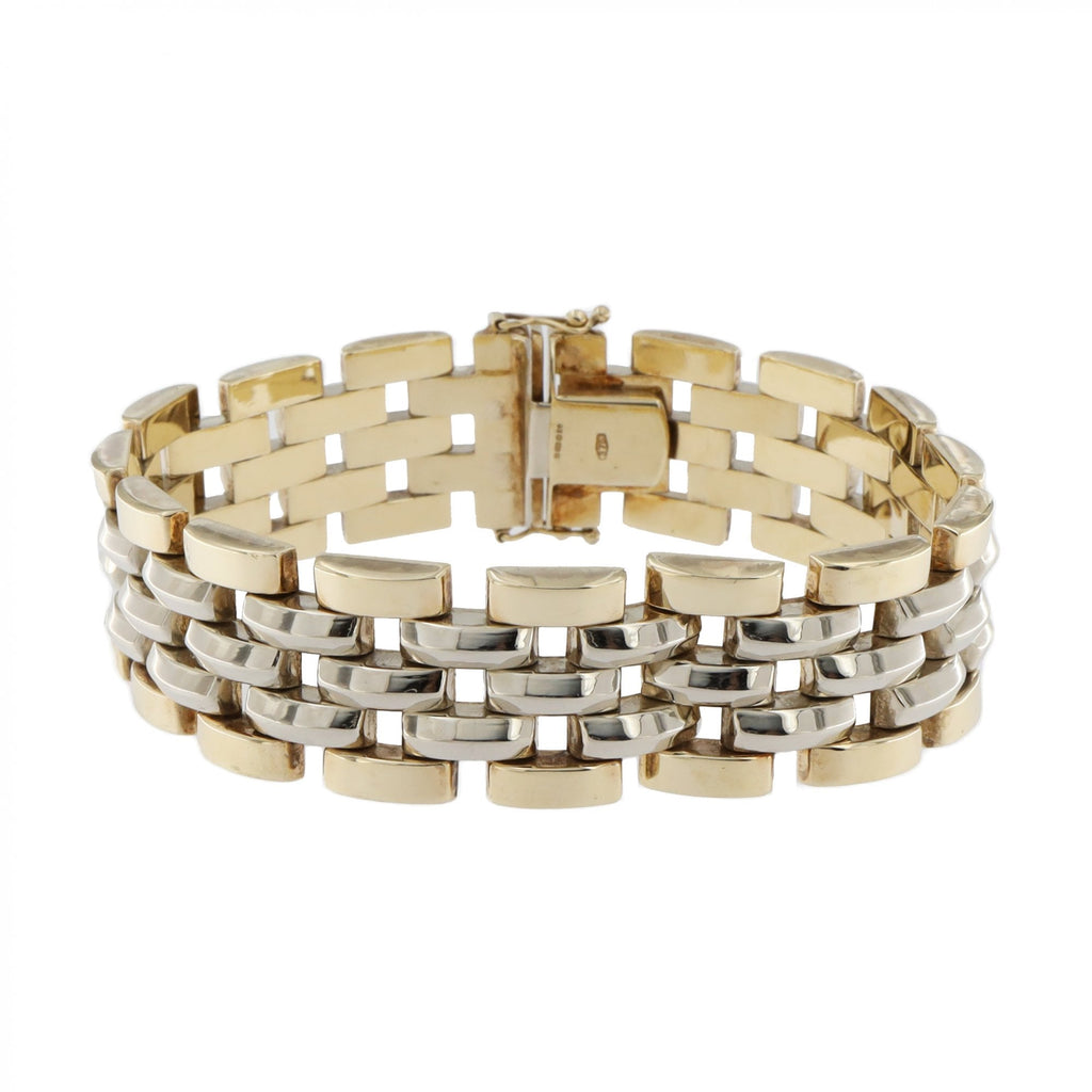 9ct Bi-Colour Gold Panthere Bracelet