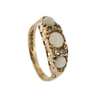 9ct Yellow Gold Opal 3 Stone  Ring