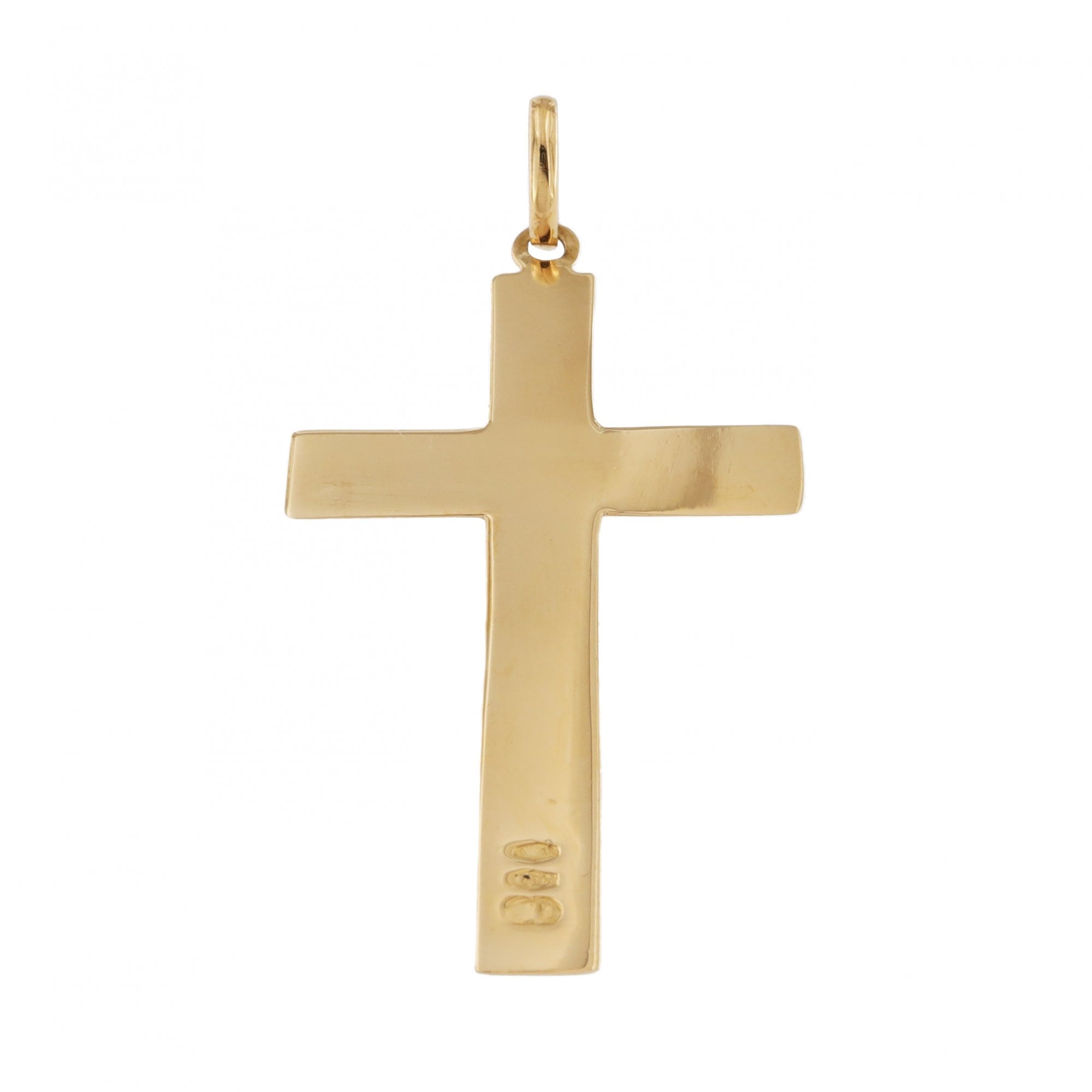 18ct Yellow Gold Large Cross