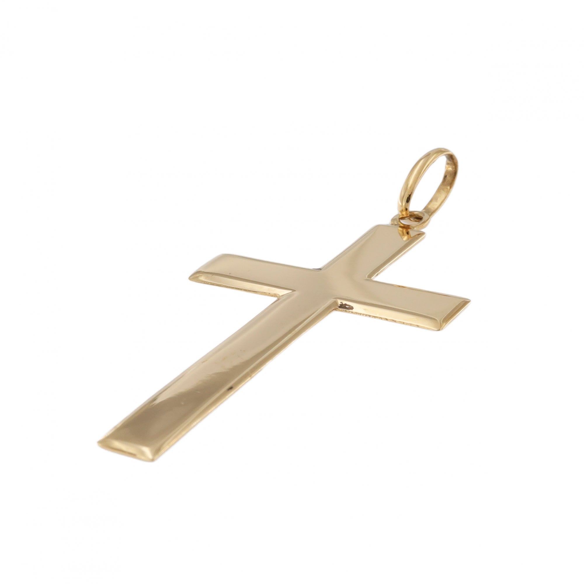 18ct Yellow Gold Large Cross