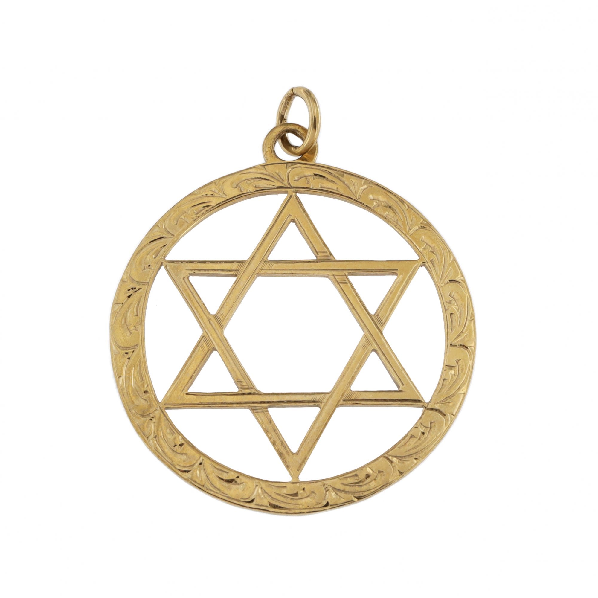 9ct Yellow Gold Star of David
