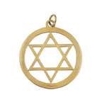 9ct Yellow Gold Star of David