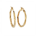 9ct Yellow Gold Hoop Earrings