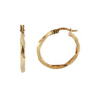 9ct Yellow Gold Hoop Earrings