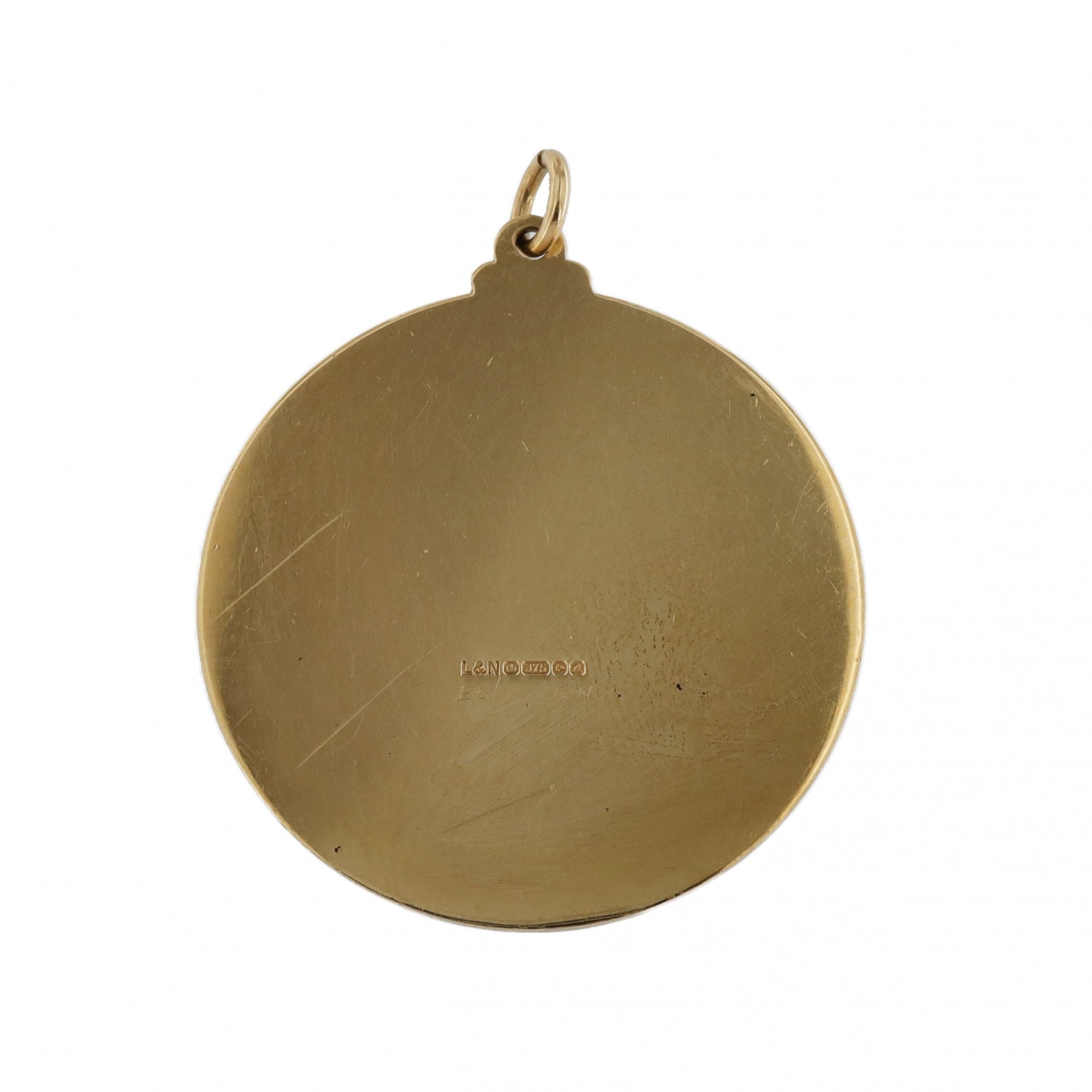 9ct Yellow Gold St. Christopher Pendant & Chain