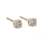 9ct Yellow Gold Diamond 0.20ct Stud Earrings