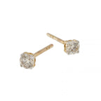 9ct Yellow Gold Diamond 0.20ct Stud Earrings