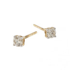 9ct Yellow Gold Diamond 0.30ct Stud Earrings