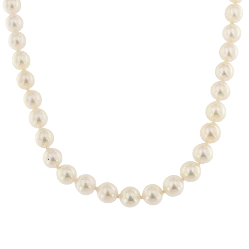 14ct Yellow Gold 7mm Cultured Pearls